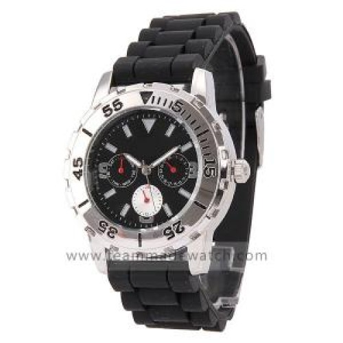 New silicone quartz watch